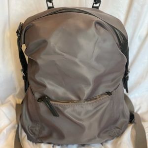 Cynthia Rowley Silver Metallic Backpack Bag